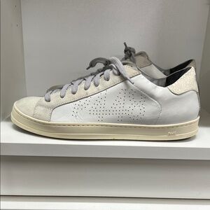 🔥🔥 P448 White and Gray unisex Sneakers